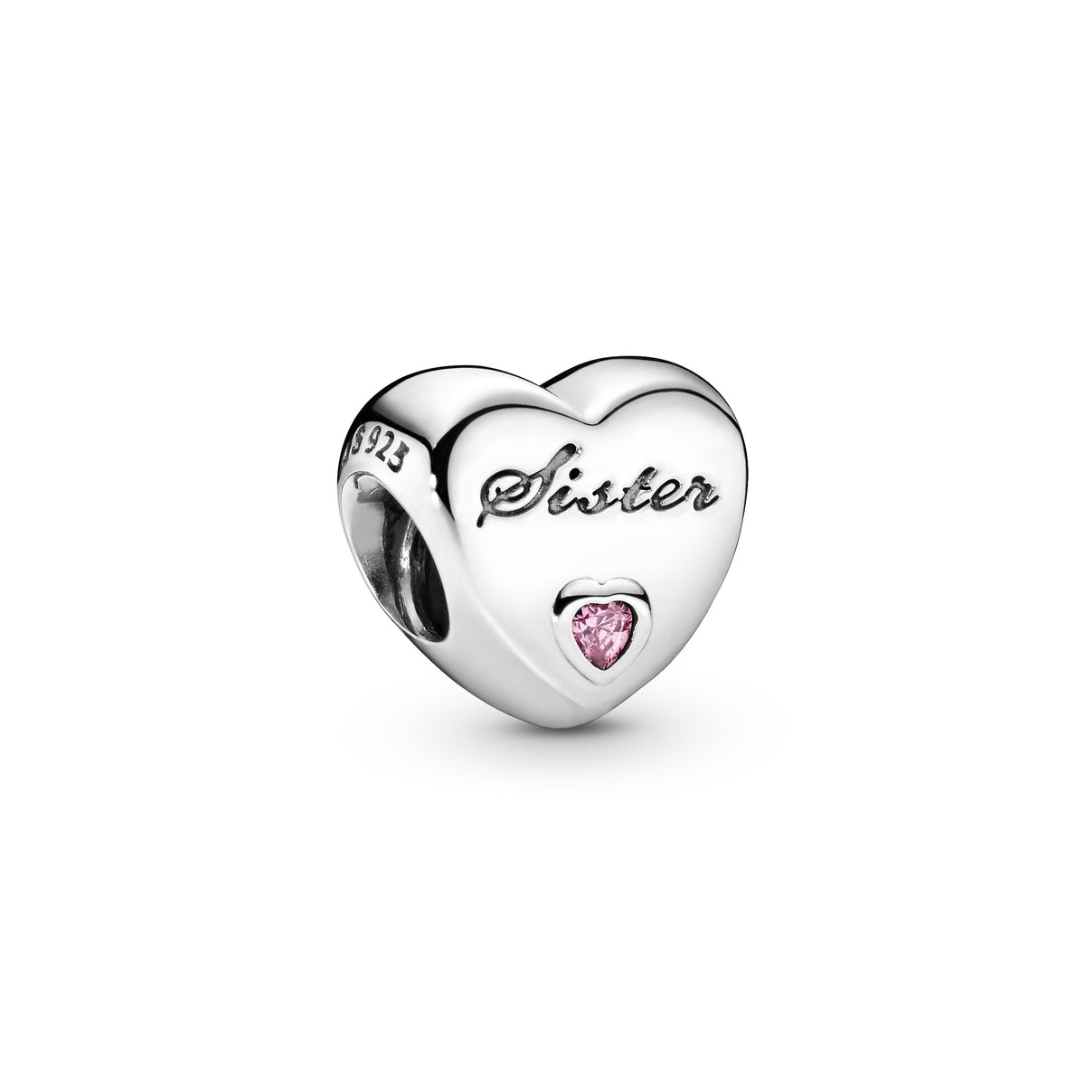 Pandora Moments Charm Cœur Sœur 791946PCZ