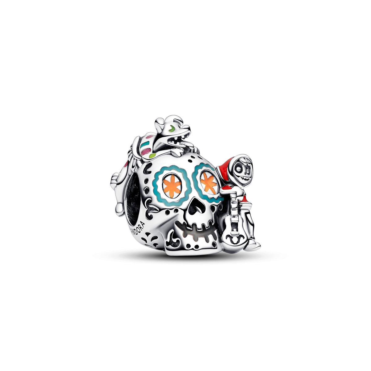 Pandora Disney Charm Phosphorescent Disney Pixar Coco Crâne Miguel & Dante 792817C01