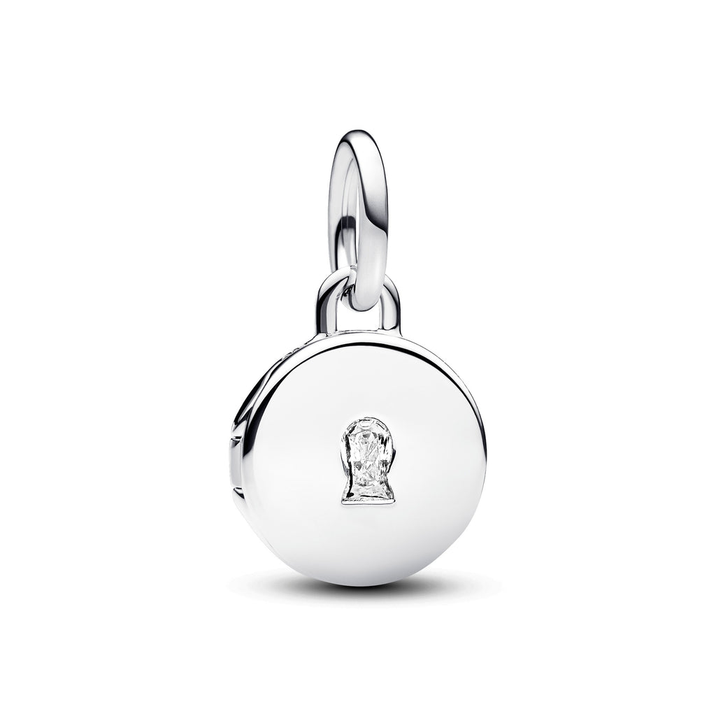 Pandora Moments Charm Pendant Médaillon d’Amour Ouvrable & Gravable 793066C01