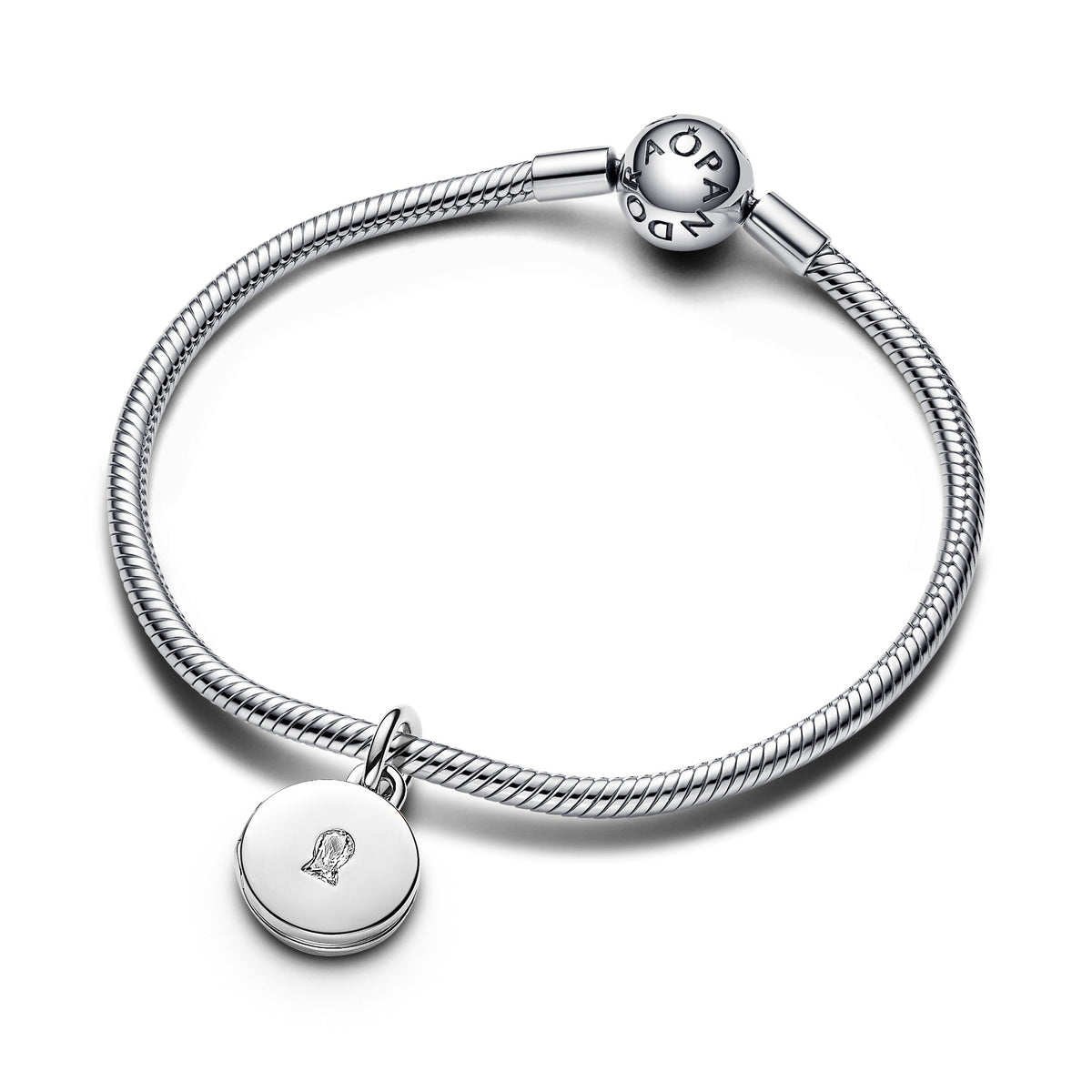 Pandora Moments Charm Pendant Médaillon d’Amour Ouvrable & Gravable 793066C01