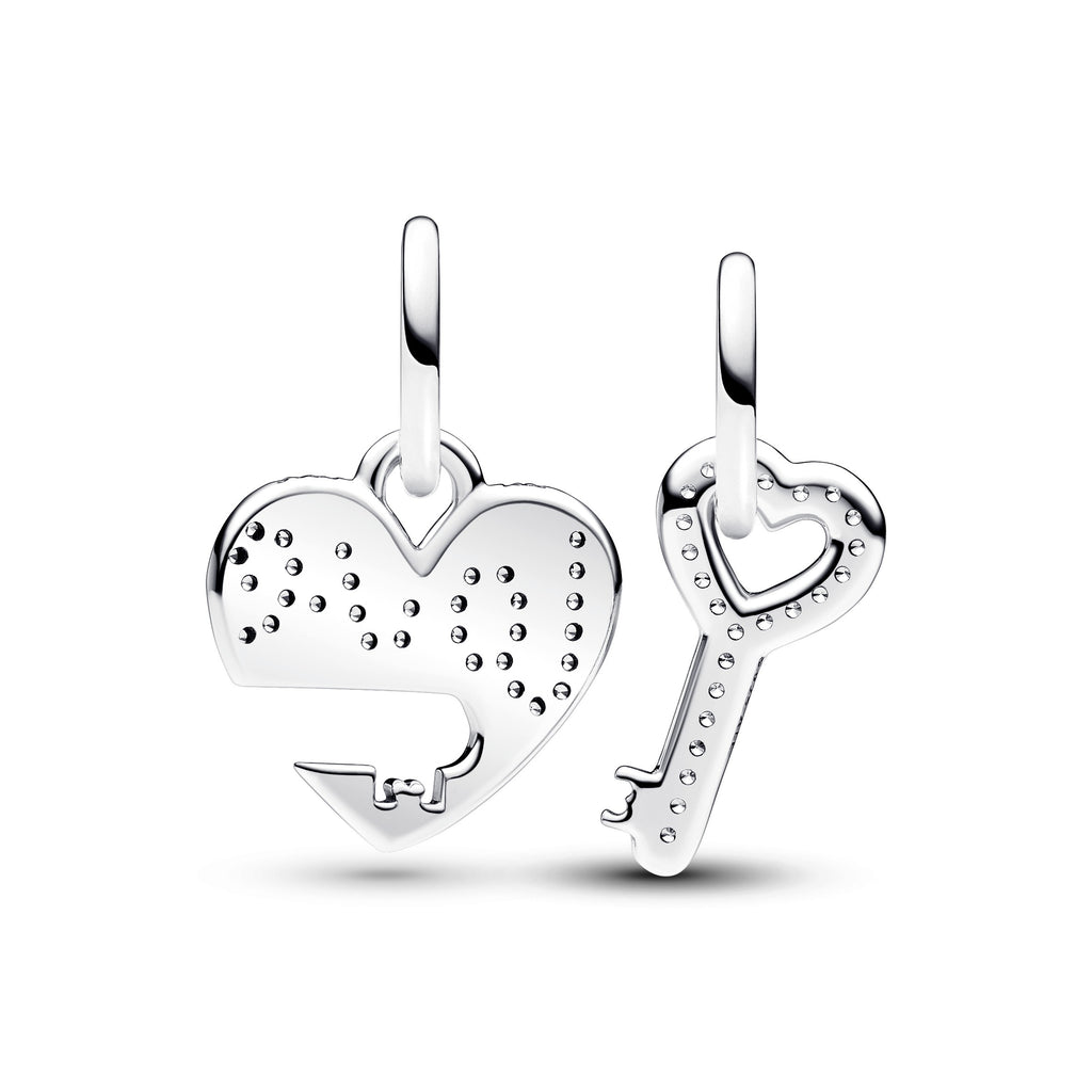 Pandora Moments Charm Pendant Cœur & Clé Séparable 793081C01