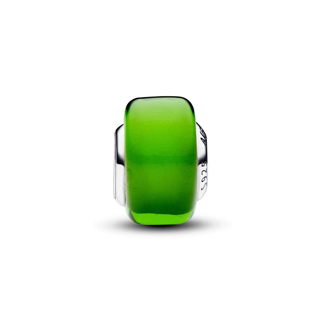 Pandora Moments Mini Charm en Verre de Murano Vert 793106C00
