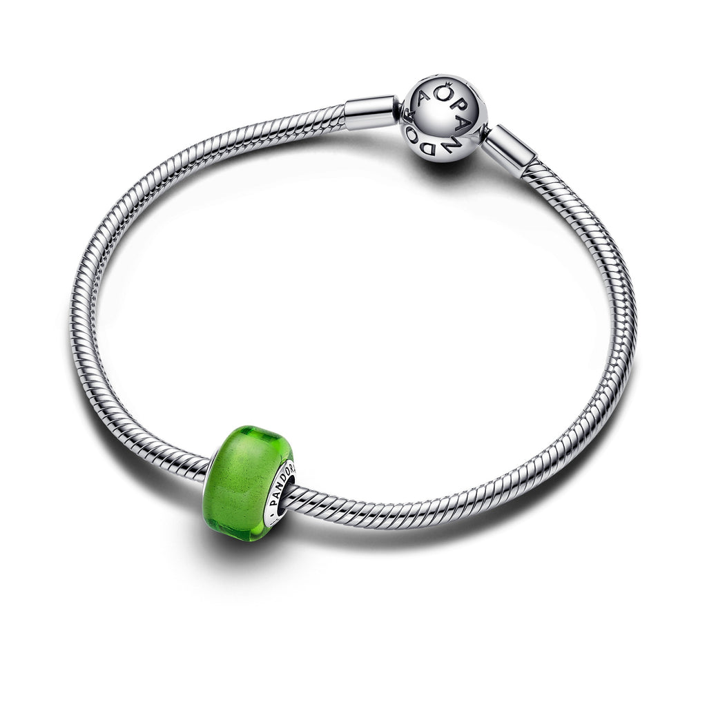 Pandora Moments Mini Charm en Verre de Murano Vert 793106C00