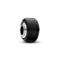 Pandora Moments Mini Charm en Verre de Murano Noir 793117C00