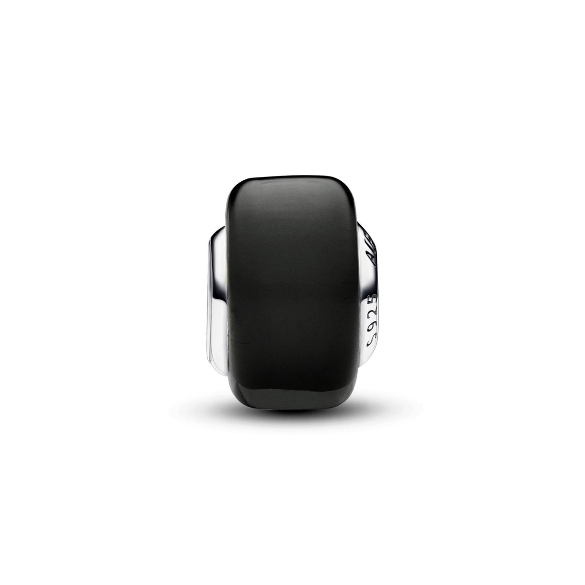 Pandora Moments Mini Charm en Verre de Murano Noir 793117C00