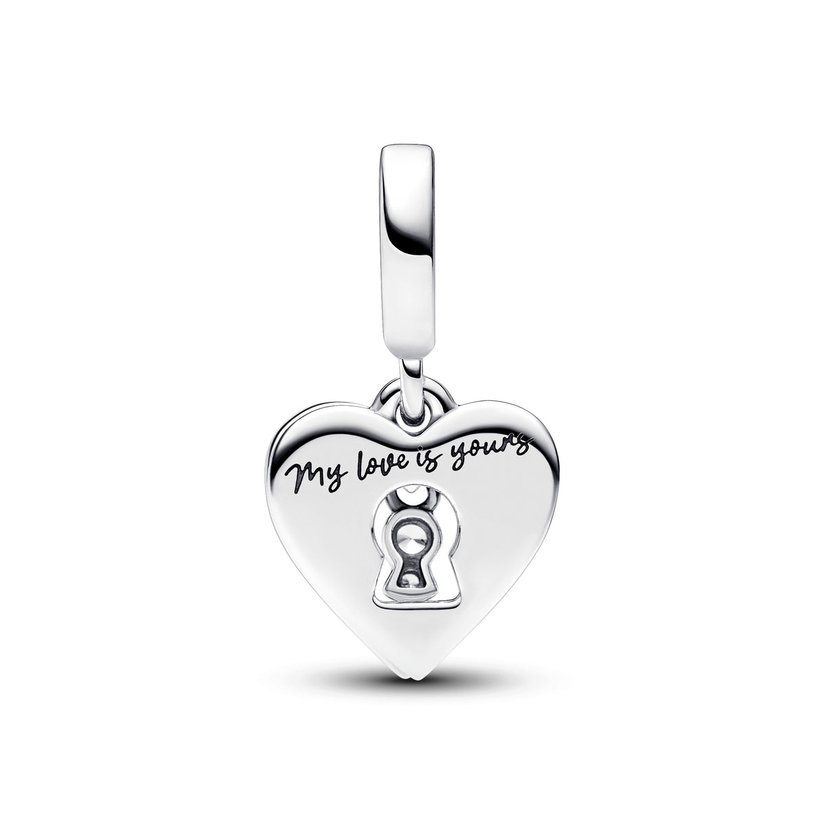 Pandora Moments Double Charm Pendant Cœur Rouge & Trou de Serrure 793119C01