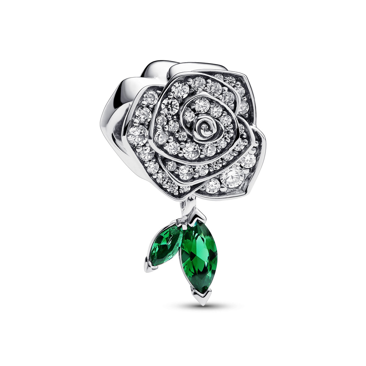 Pandora Moments Charm Rose en Fleur Scintillante 793201C01
