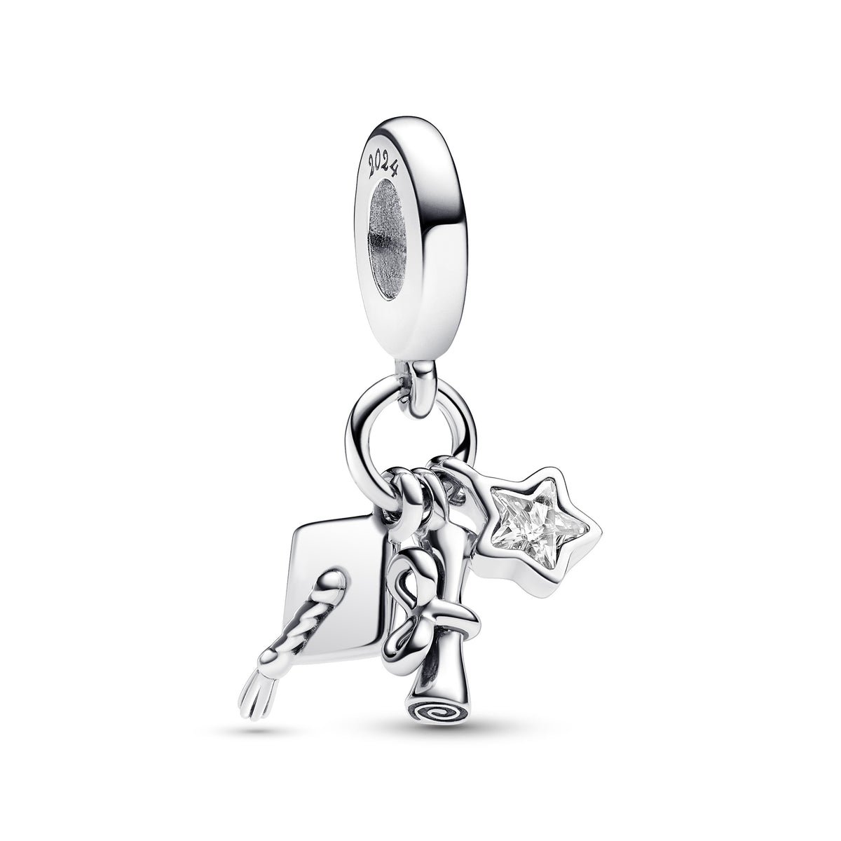 Pandora Moments Charm Pendant Triple Diplôme 2024 793240C01