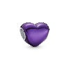 Pandora Moments Charm Cœur Violet Métallique 793337C01
