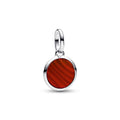 Pandora ME Mini Charm Médaillon Gravable Verre de Murano Rouge 793389C01