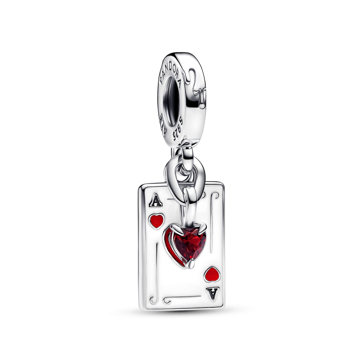 Pandora Disney Charm Pendant Double Les Méchants de Disney Reine de Cœur 793420C01