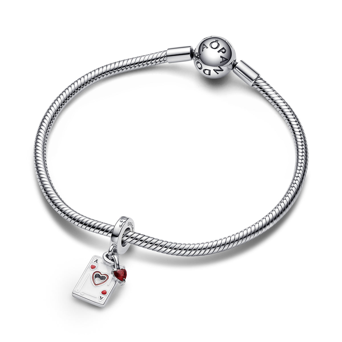 Pandora Disney Charm Pendant Double Les Méchants de Disney Reine de Cœur 793420C01